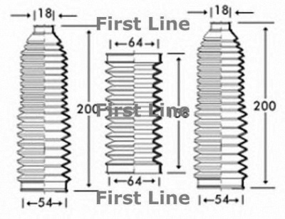 FIRST LINE fsg3221 -  Пыльник, рулевое управление